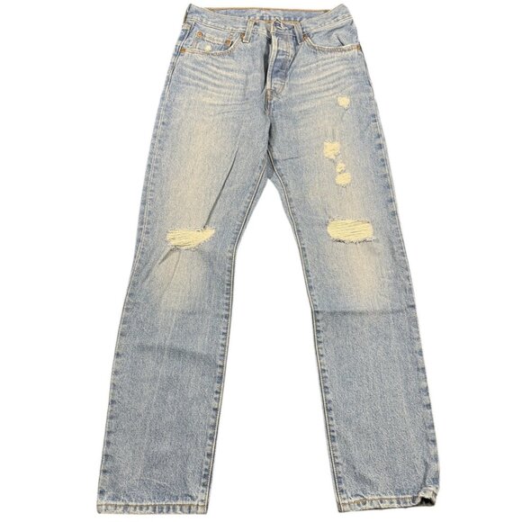 Levi's | Jeans | Levis 5 Jeans 27x30 Blue Light Wash Button Fly